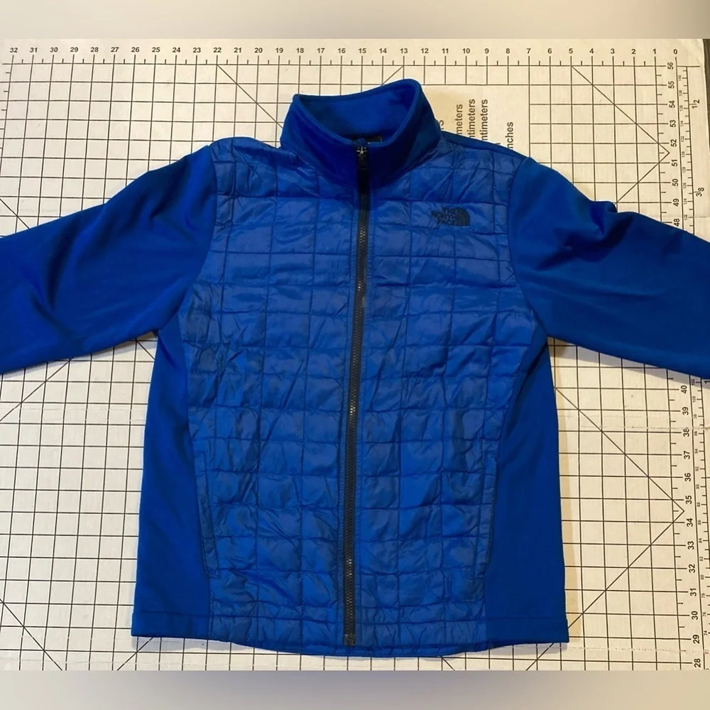 The North Face‎ Boy’s Size Large (14-16) Snorkel Blue Thermoball Hybrid Jacket